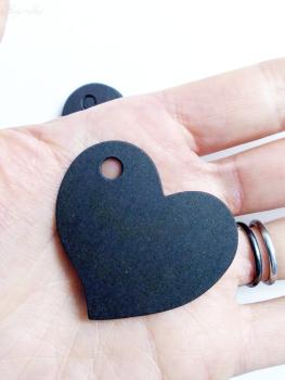 10 Geschenkanhänger Herz